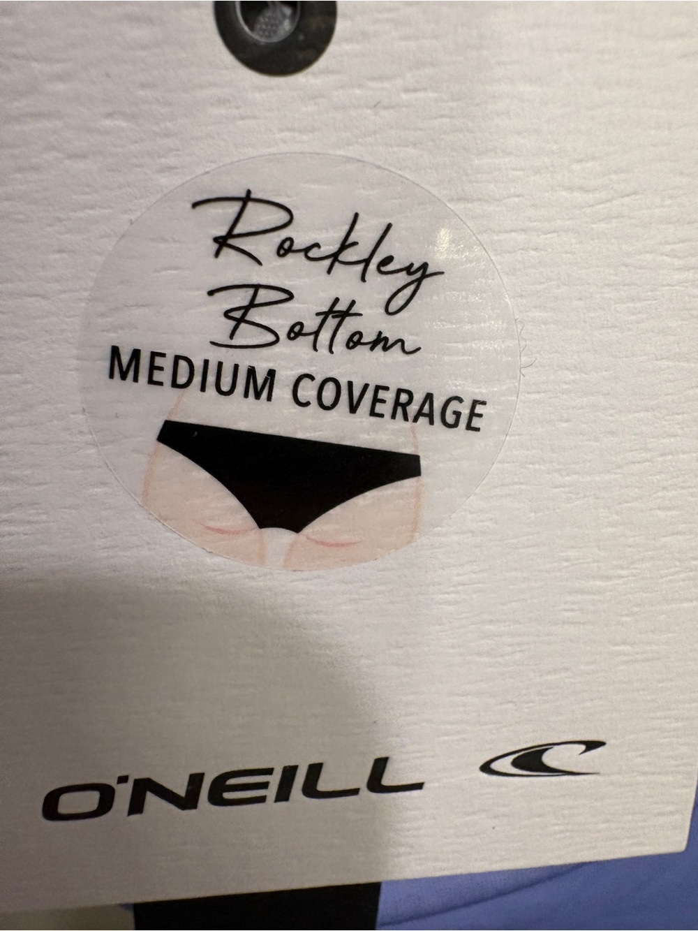 NWT O’Neill Reversible Rockley Bikini Bottom Medium MD Lavender Botanical Floral - Picture 11 of 11